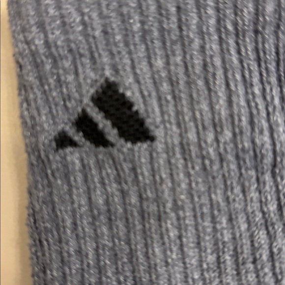 Bundle of Adidas Socks. 6 pairs!! Black and gray. - Picture 5 of 5